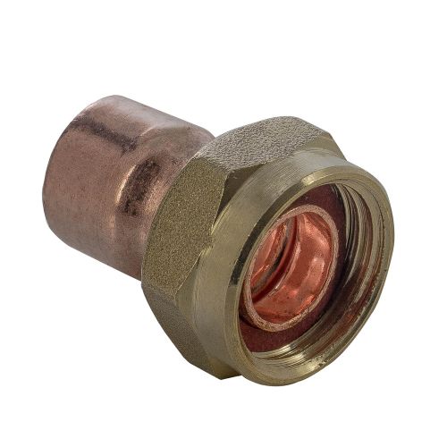 15mmx1/2In Straight Tap Connector Endfeed Loose 434207