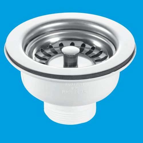 Mcalpine 1.5" Basket Strainer Sink Waste Bwstss (No Overflow)