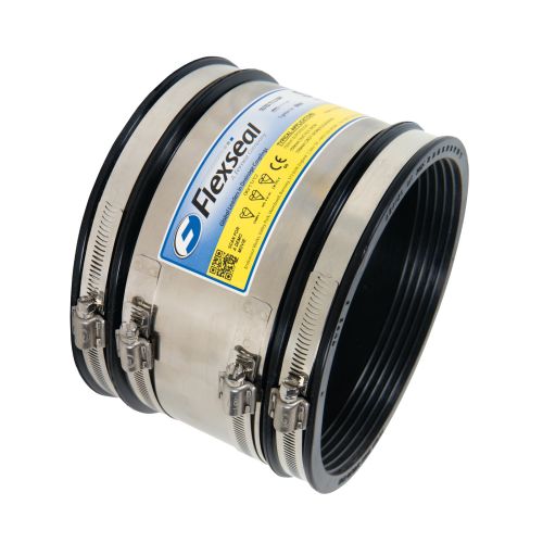 Sc137 Fernco Rubber Coupling 100mm Clay