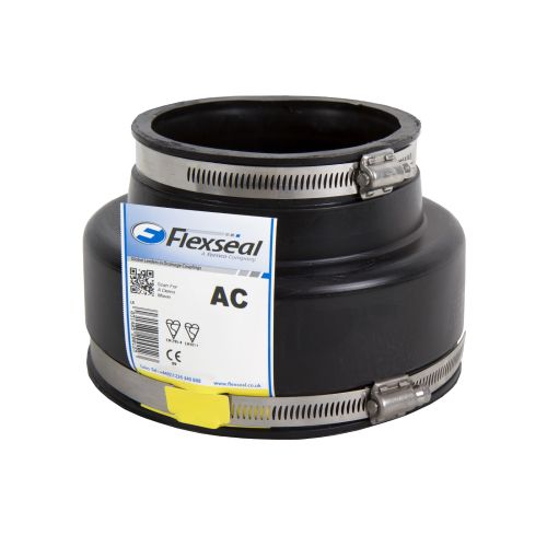 Ac4000 Flexseal Rubber Adaptor 100mm Clay/Plasti