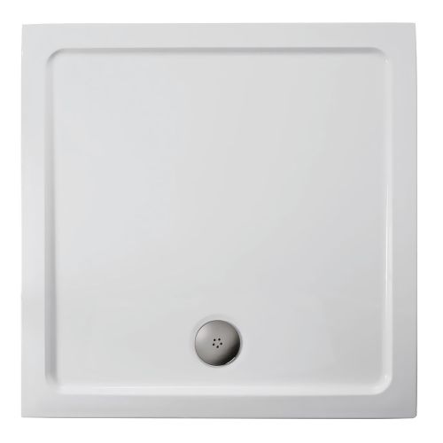 K-Vit 900 X 900mm Square Low Profile Shower Tray Inc Waste Krs0909L