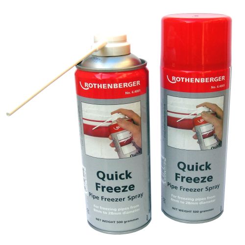 Rothenberger Quick Freeze Spray 500G 64001 Replacement Canister For Rofrost System