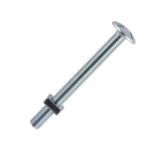 M6X12 Roofing Bolts & Square Nuts Bzp     0612RB