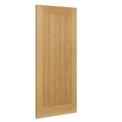 26 Ely Internal Oak Unfinished Door (2'6") 1981X762MM 35MM