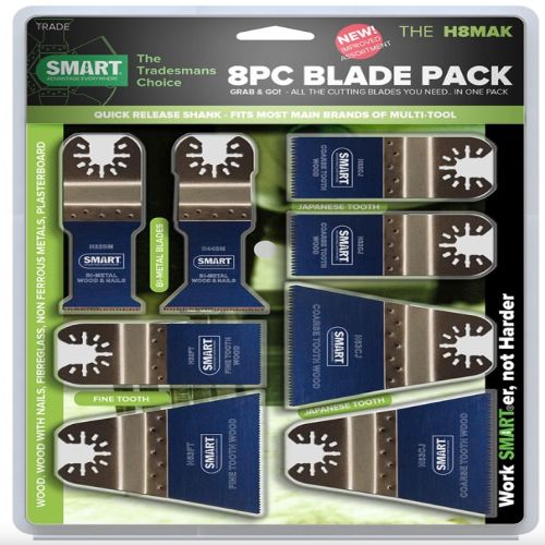 Smart Trade Green 8 Piece Blade Set H8MAK