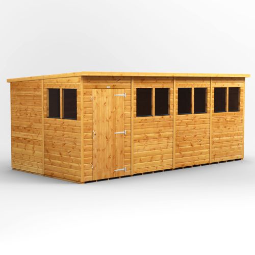16x8 POWER Pent Shed 168PP