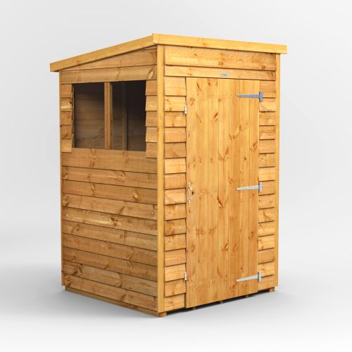 4x4 Power Overlay Pent Shed 44POP