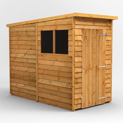 4x8 Power Overlay Pent Shed 48POP