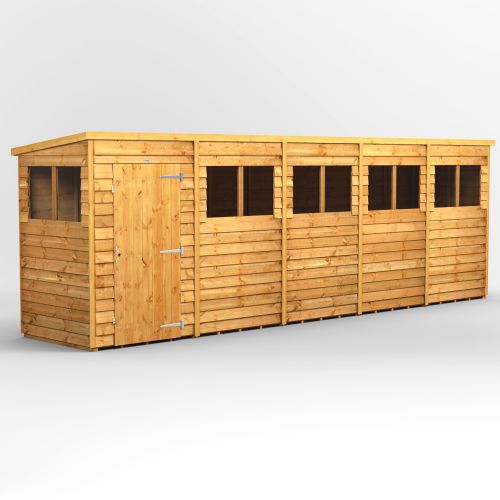 20x4 Power Overlay Pent Shed 204POP
