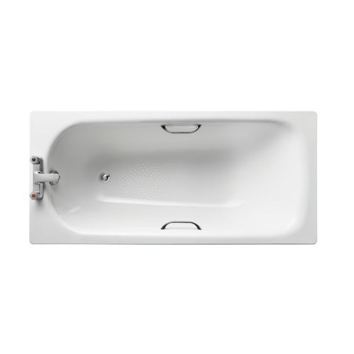 Ideal Standard Sandringham 21 1500x700mm Steel Bath 2TH inc twin grips  antislip S183301