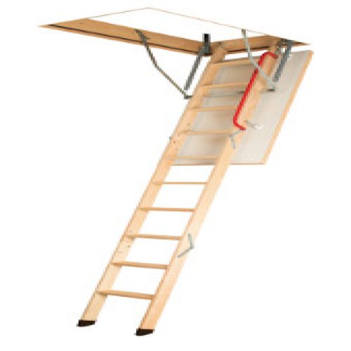 Fakro Lwk Komfort 3 Section Timber Loft Ladder (55X111)
