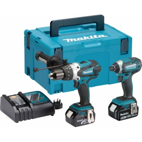 Makita 18V 2Pcs Combo Kit Dlx2145Tj / Lxt2145Tbj C/W 2X 5.0Ah Batteries & Charger