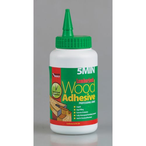Everbuild Lumberjack 5 minute Wood Adhesive Liquid Brown 750 grams 484683