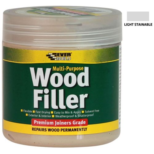 Everbuild Multi-Purpose Wood Filler Light Stainable 250 ml 480461