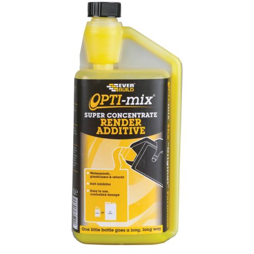 Everbuild Opti-Mix 3 in 1  Mortar Admixture Super Concentrated 1 Litre OPTIREND1