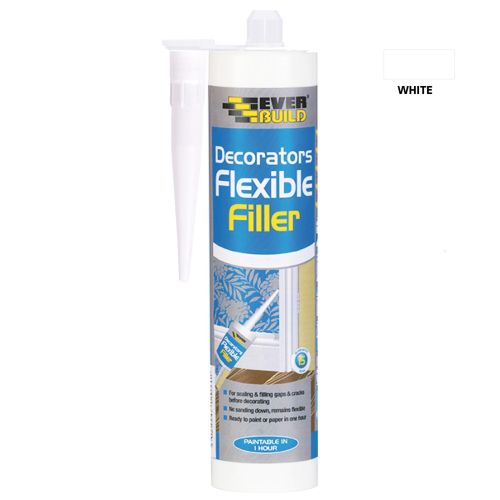 Everbuild Flexible Decorators Filler White 290 ml 486009