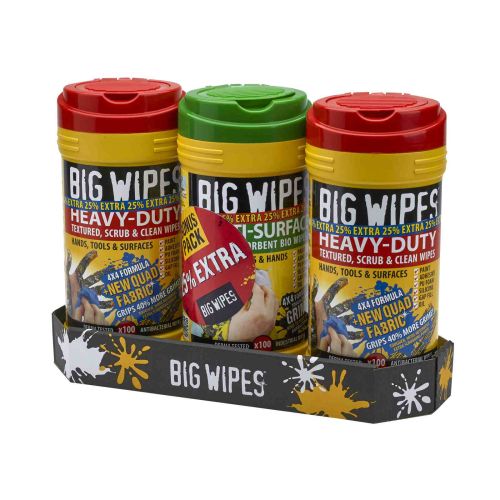 Big Wipes Triple Pack with 25% EXTRA FREE XMS19WIPES