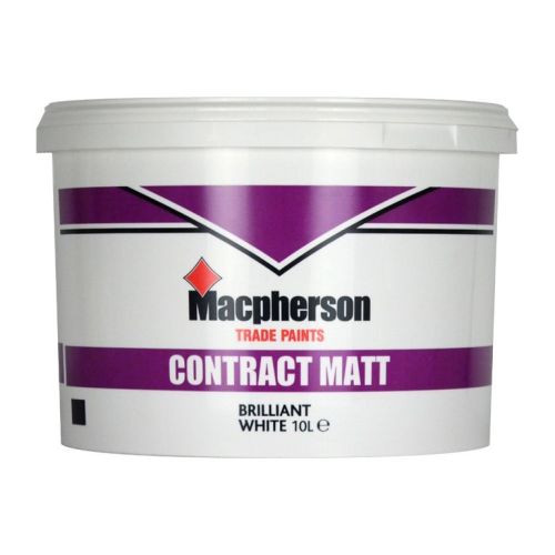 Macpherson Contract Matt Emul B/White 10L 5025045