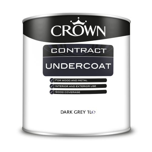 Crown Contract Undercoat Dark Grey 1L 5093056