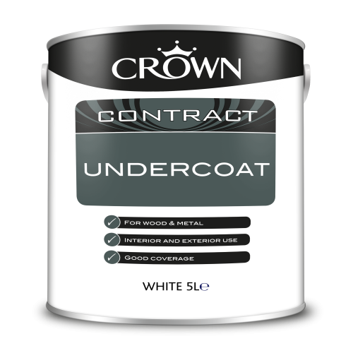 Crown Contract Undercoat White 5L 5093057