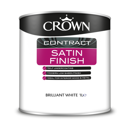 Crown Contract Satin Finish Bril White 1L 5093054