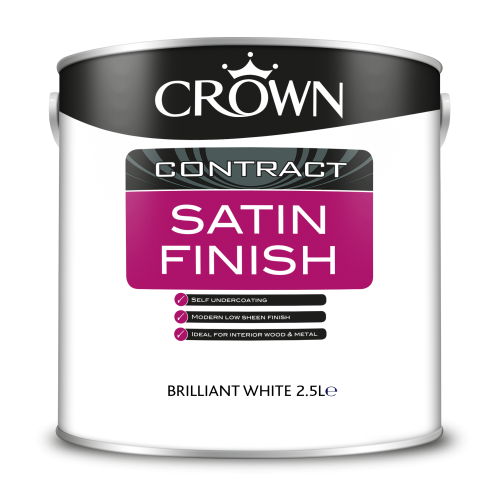 Crown Contract Satin Finish Bril White 2.5L 5093055